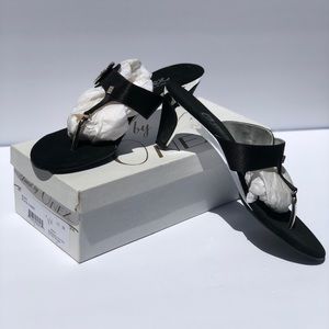 Finest by Onex Bling Black Fabric Sandal
